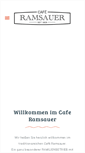 Mobile Screenshot of cafe-ramsauer.at