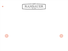 Tablet Screenshot of cafe-ramsauer.at